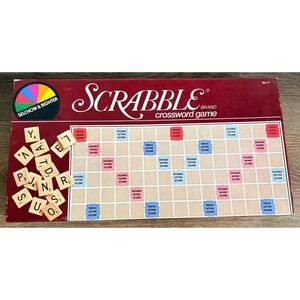 Vintage 1983 Selchow Righter Scrabble Crossword Board Game COMPLETE